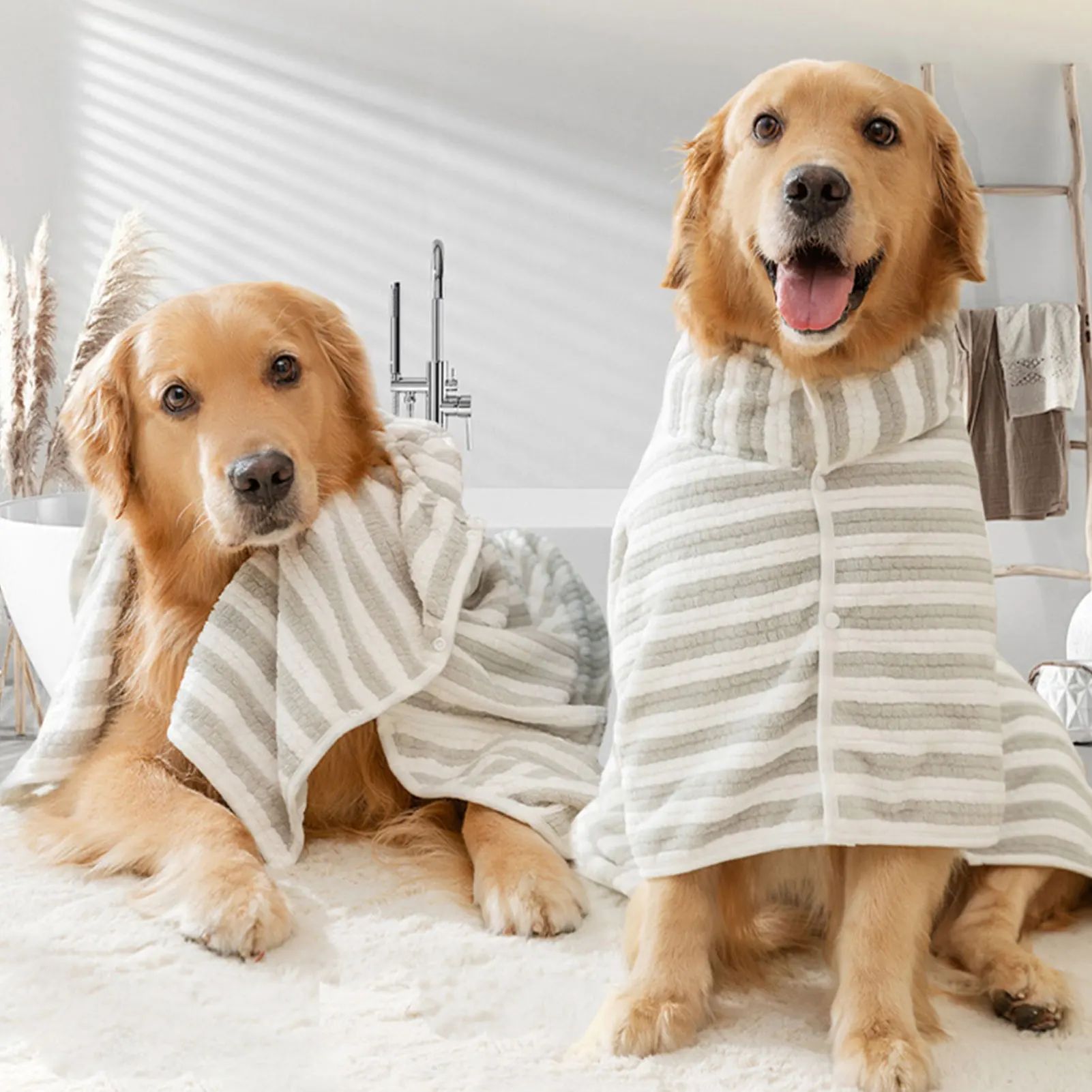 Transform Bath Time with the Ultra Absorbent Pet Bath Towel
