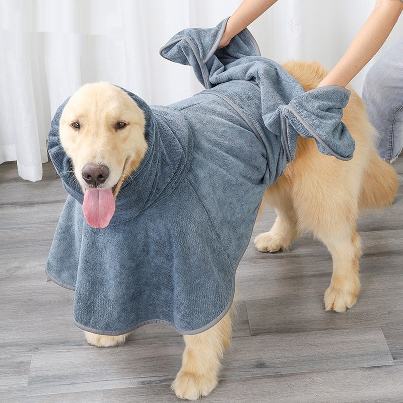 Highly Absorbent Pet Cotton Bath Towel Quick Drying