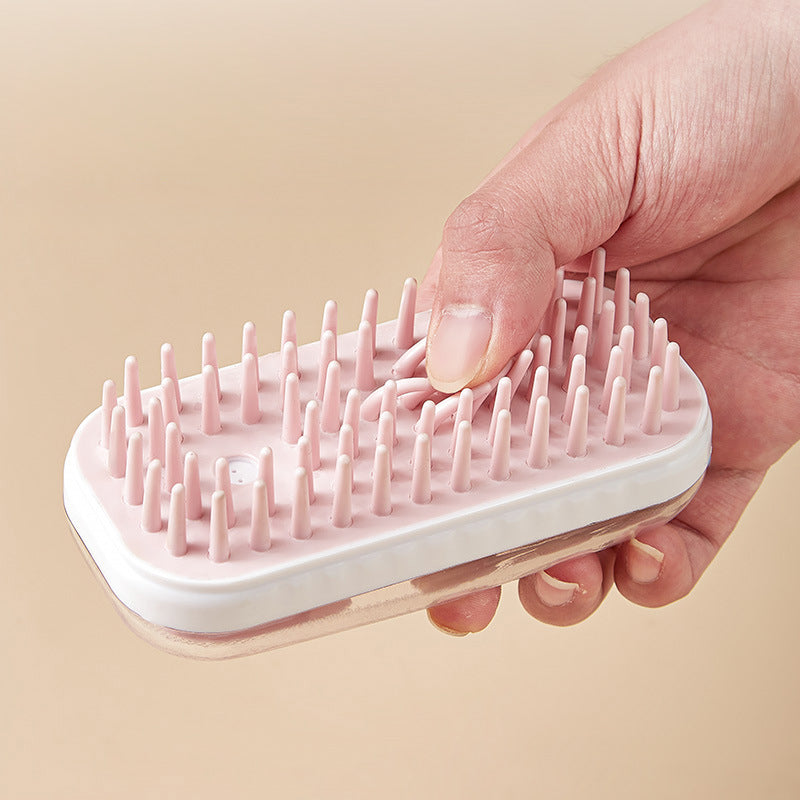 Silicone Pet Bath Massage And Cleaning Brush
