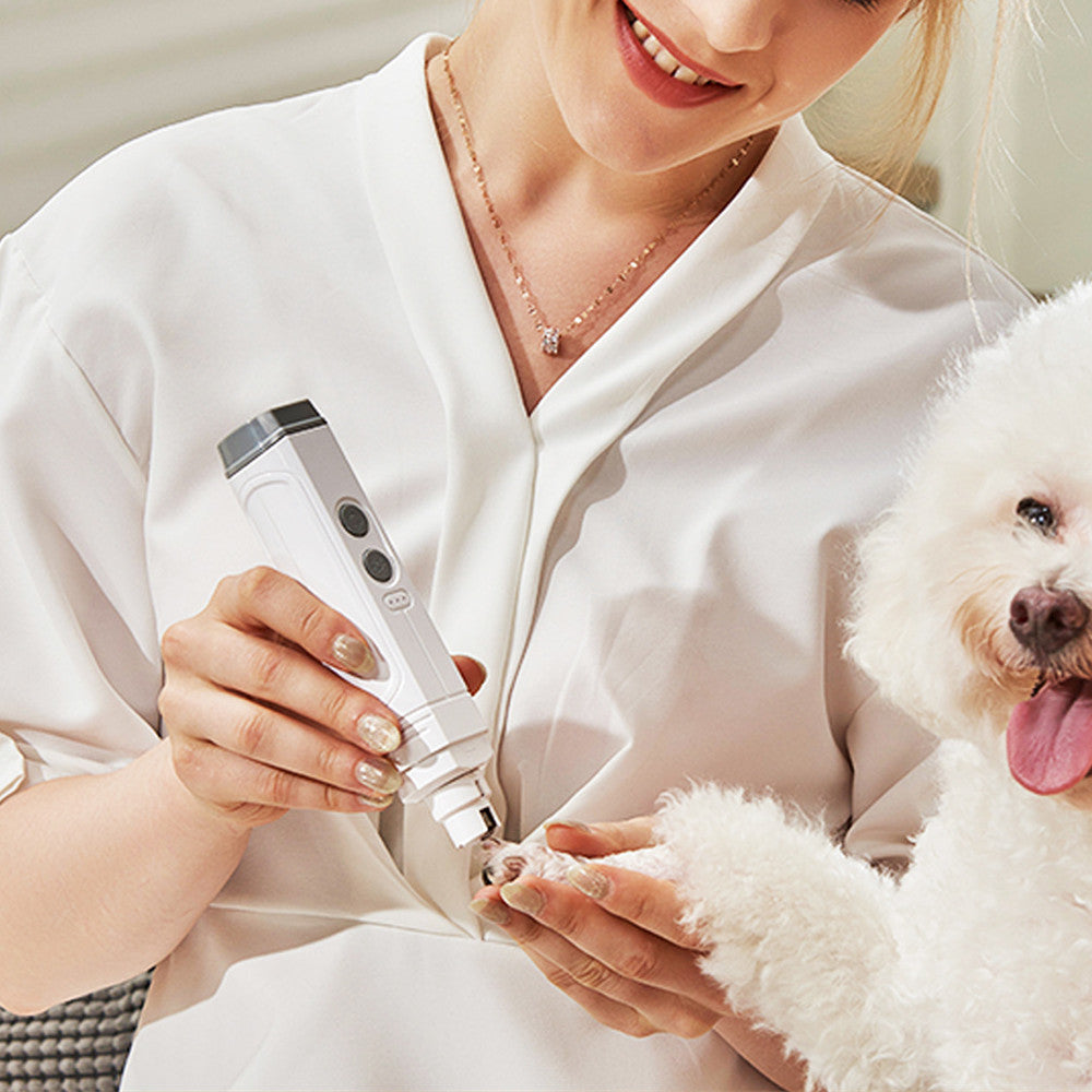 High Power Double Lamp Automatic Pet Nail Trimmer Device
