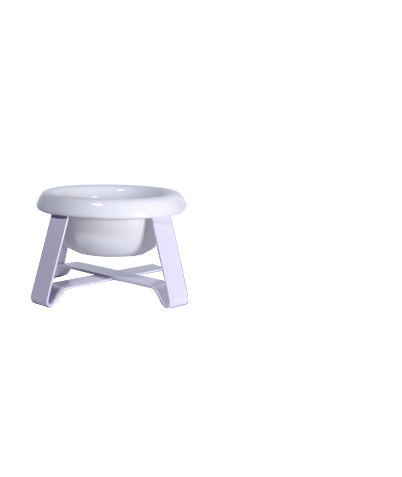 Antislip Pet Feeding Bowl With Iron Stand 2 In 1