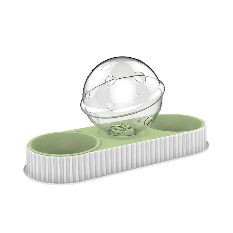 Plastic Automatic Pet Feeder And Water Drinking Bowl