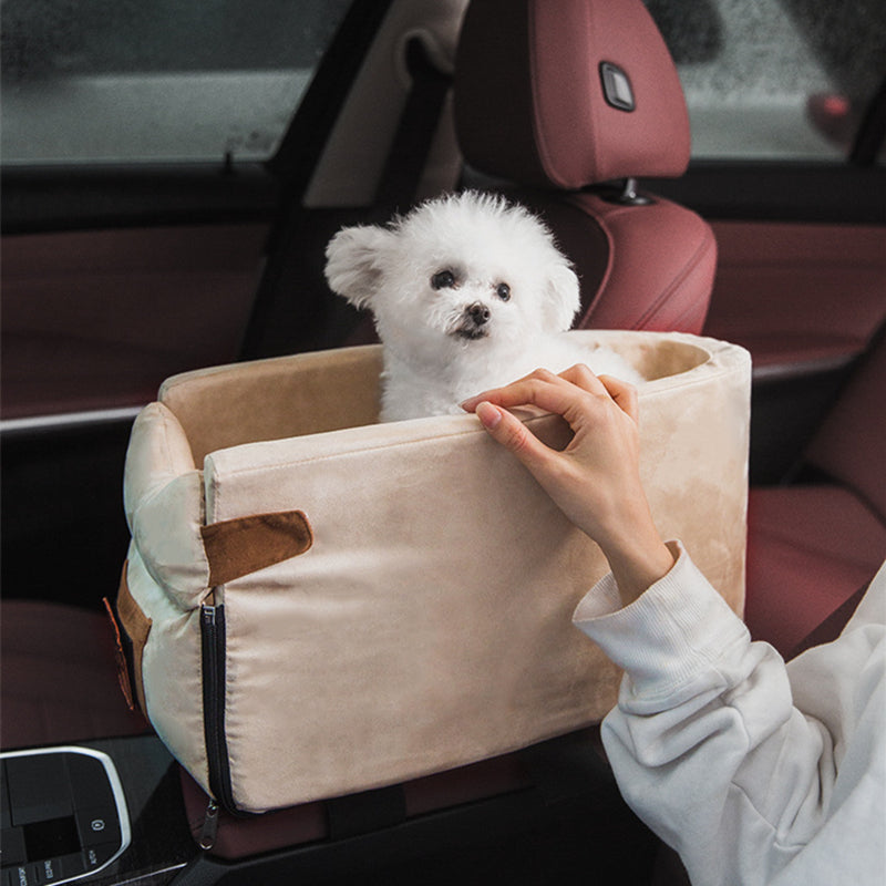Car Safety Pet Seat Carrier For Travel And Transport