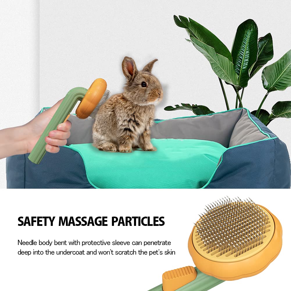 Pet Self Cleaning Slicker Grooming Brush Detangling Tool