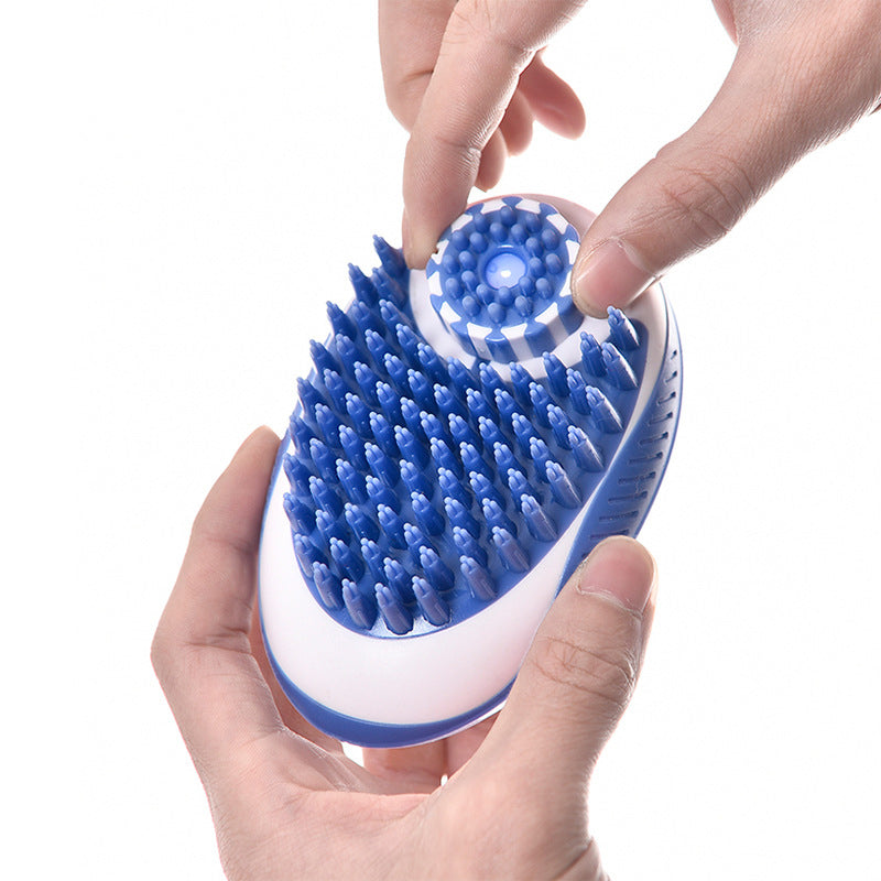 Automatic Liquid Dispensing Pet Bath Massage Comb