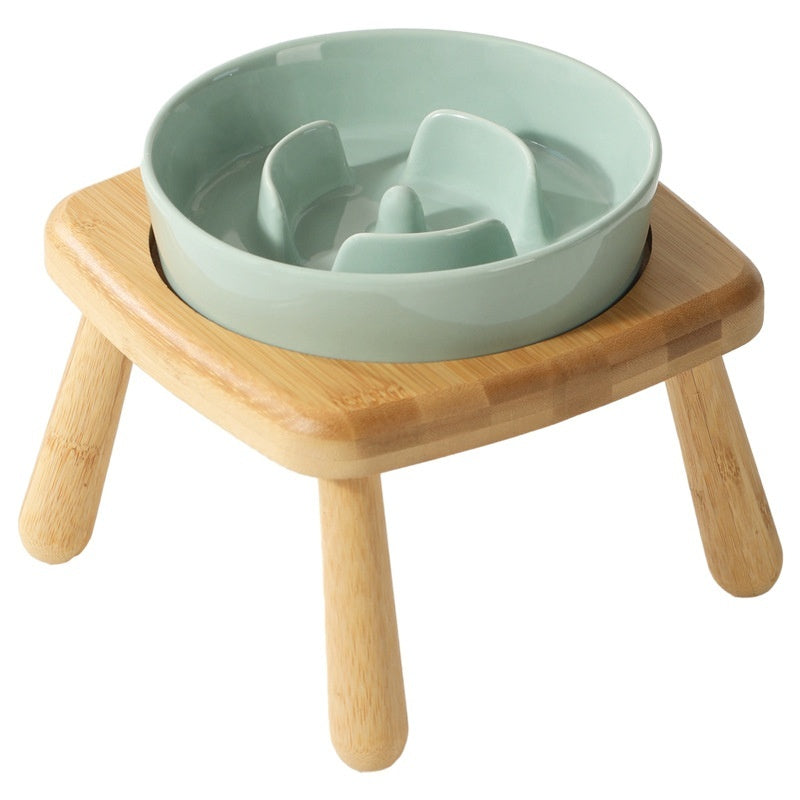 Ceramic Pet Slow Feeding Anti Choking Bowl