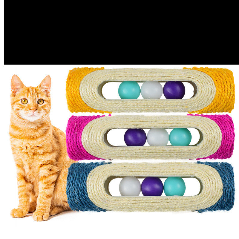 Three Tier Sisal Drum Scratching Toy
