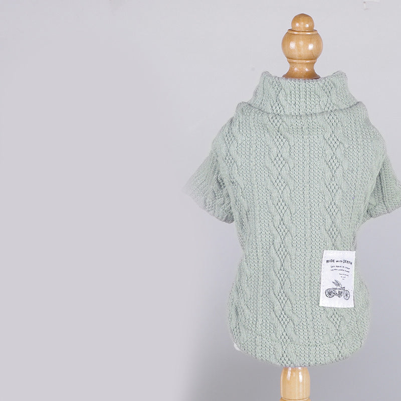 Pet Sweater Warm Knitted Clothing Apparel