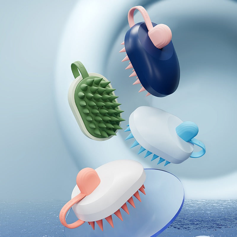 Soft Gel Shampoo Massage Bath Brush Tool