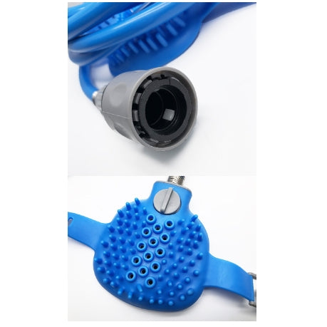 Silicone Pet Bathing Gloves With Shower Massage Brush