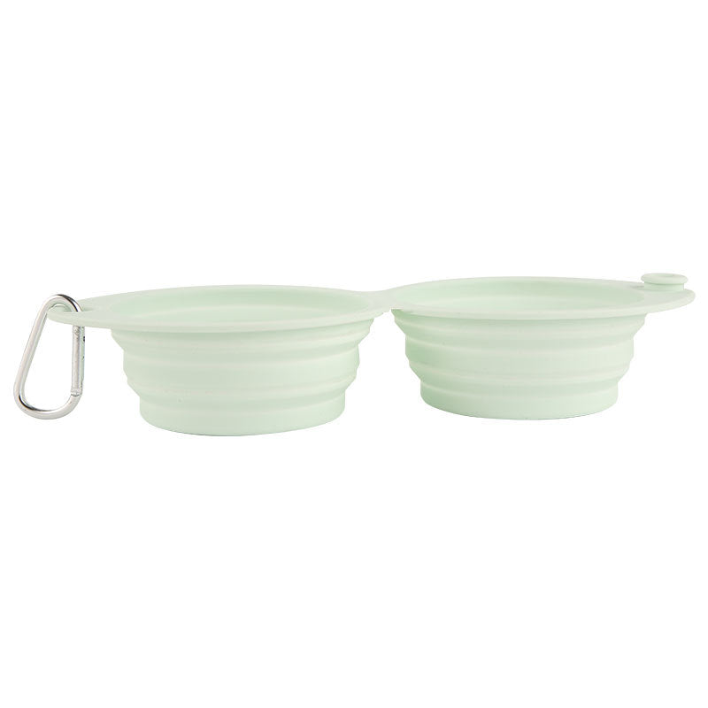 Pet Foldable Silicone Portable Feeding Bowl Outdoor