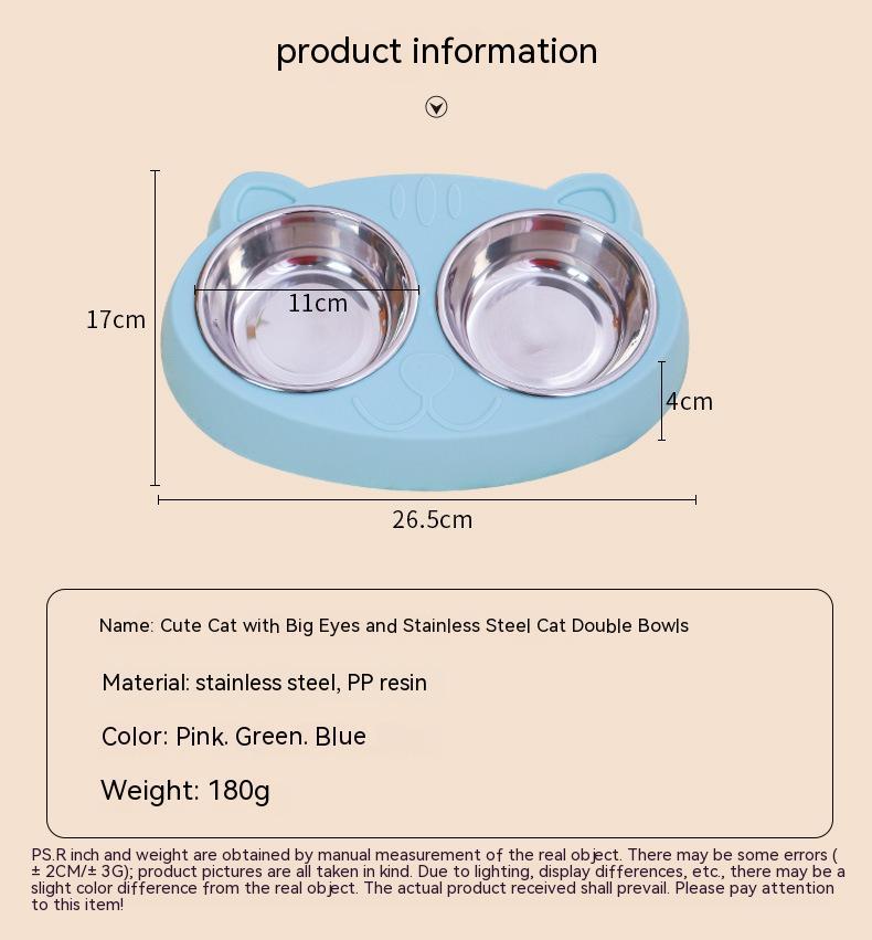 Pet Feeding And Drinking Bowl Basin