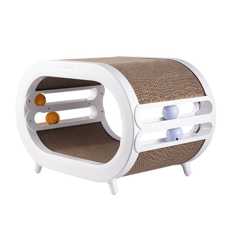 Pet Scratch Board Nest Villa With Chamfer Design