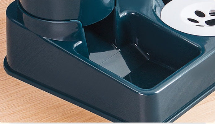 Automatic Pet Feeding Bowl Combined Food And Water Device