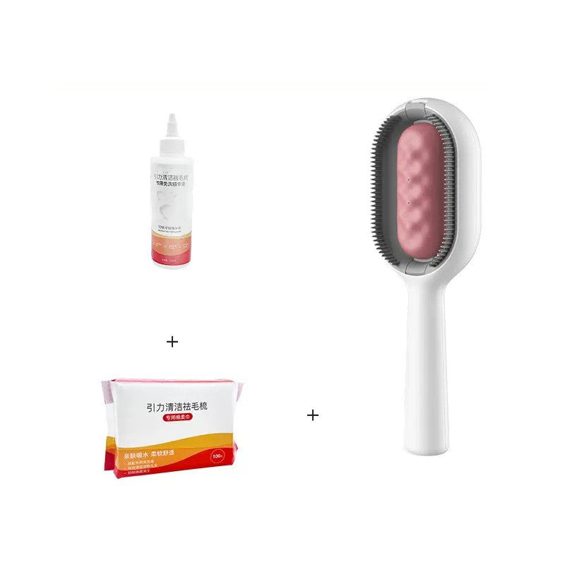 Pet Dematting Grooming Brush Floating Hair Removal Tool