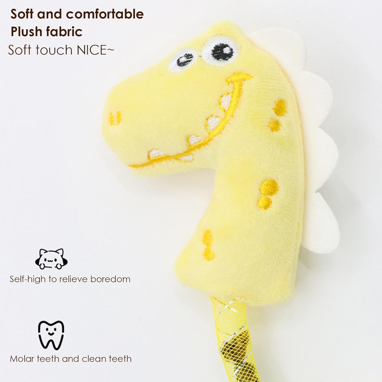 Interactive Pet Chew Toy Catnip Rope Teeth Cleaning Springs