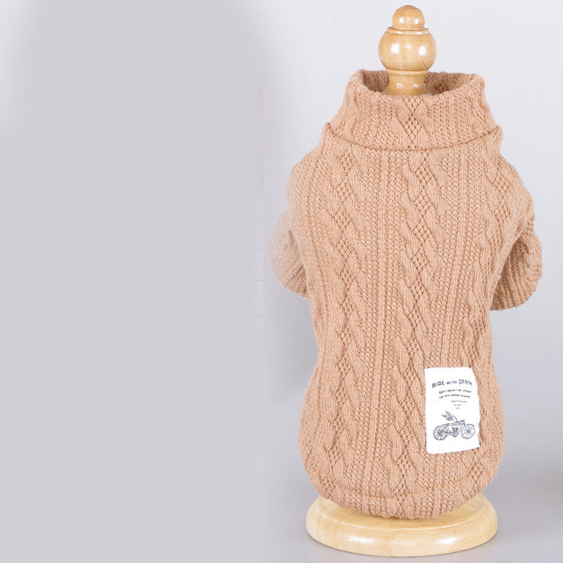 Pet Sweater Warm Knitted Clothing Apparel
