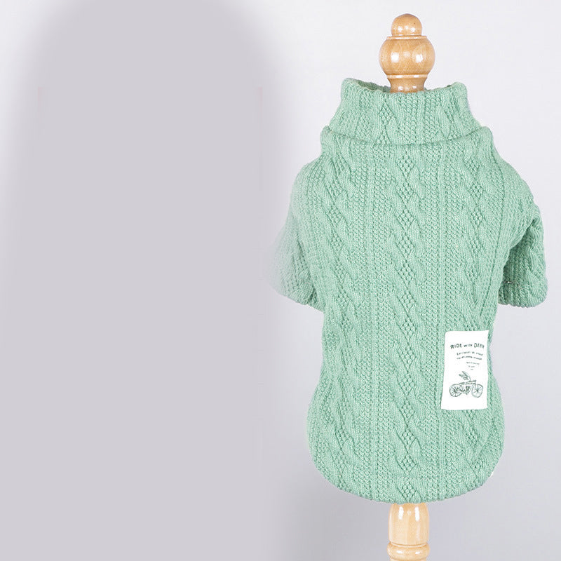 Pet Sweater Warm Knitted Clothing Apparel