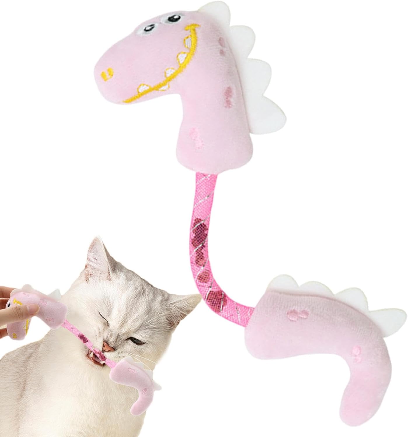 Interactive Pet Chew Toy Catnip Rope Teeth Cleaning Springs