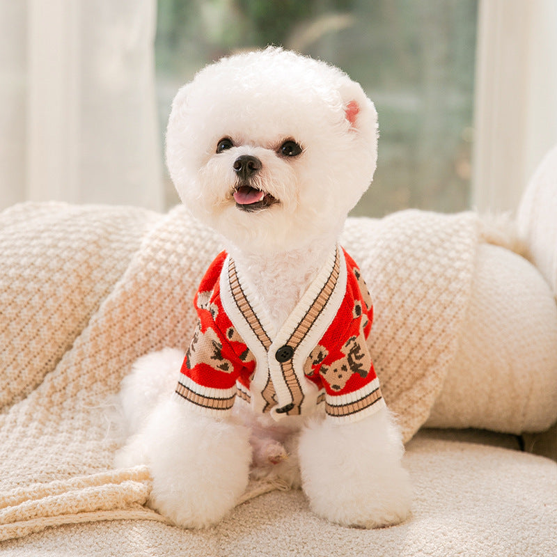 Pet Warm Knitted Sweater Winter Clothing