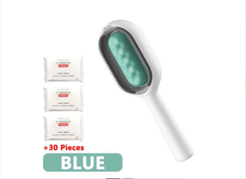 Pet Dematting Grooming Brush Floating Hair Removal Tool