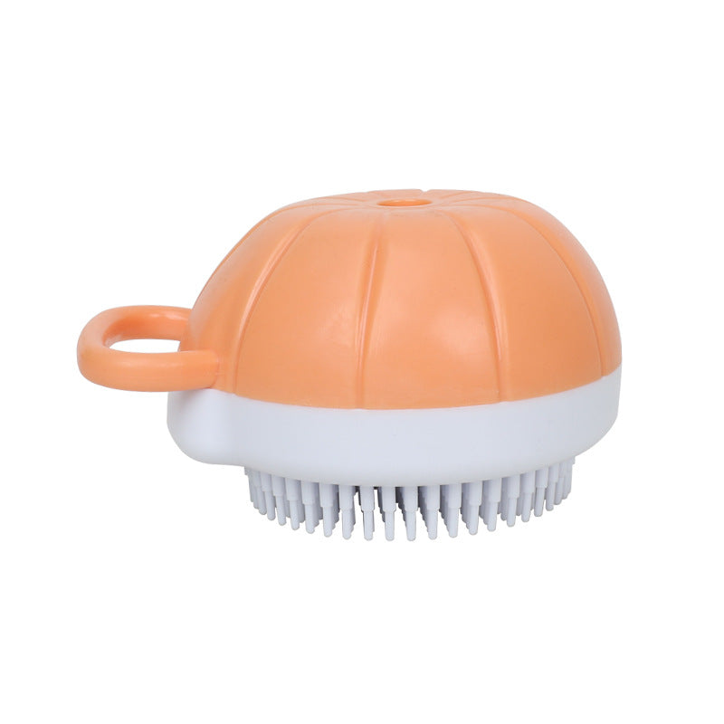 Pet Silicone Bath Massage Shampoo Dispenser Brush Tool
