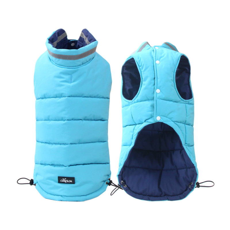 Pet Waterproof Reflective Outdoor Jacket Warm Thickened Coat