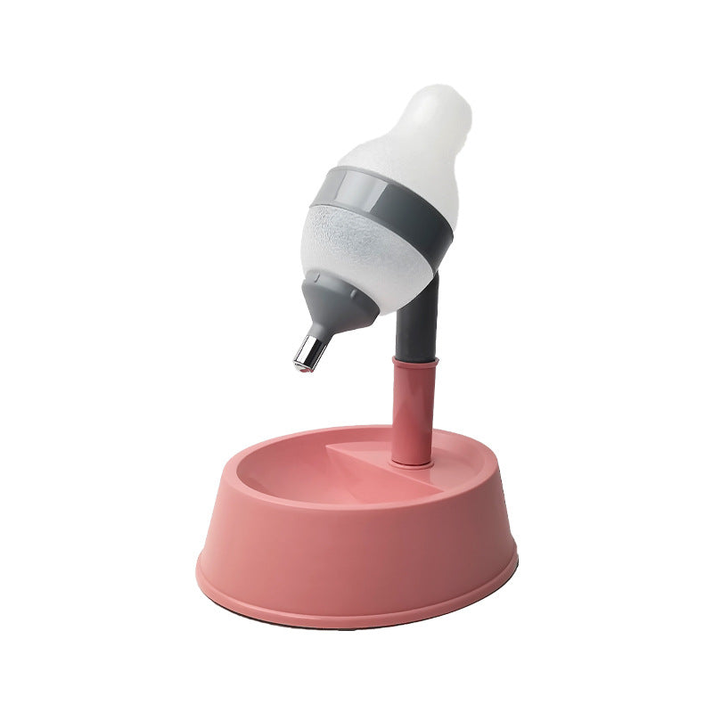 Automatic Pet Water Dispenser With Adjustable Height Feeder Bowl