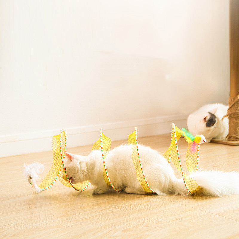 Foldable Pet Tunnel Storage Play Toy