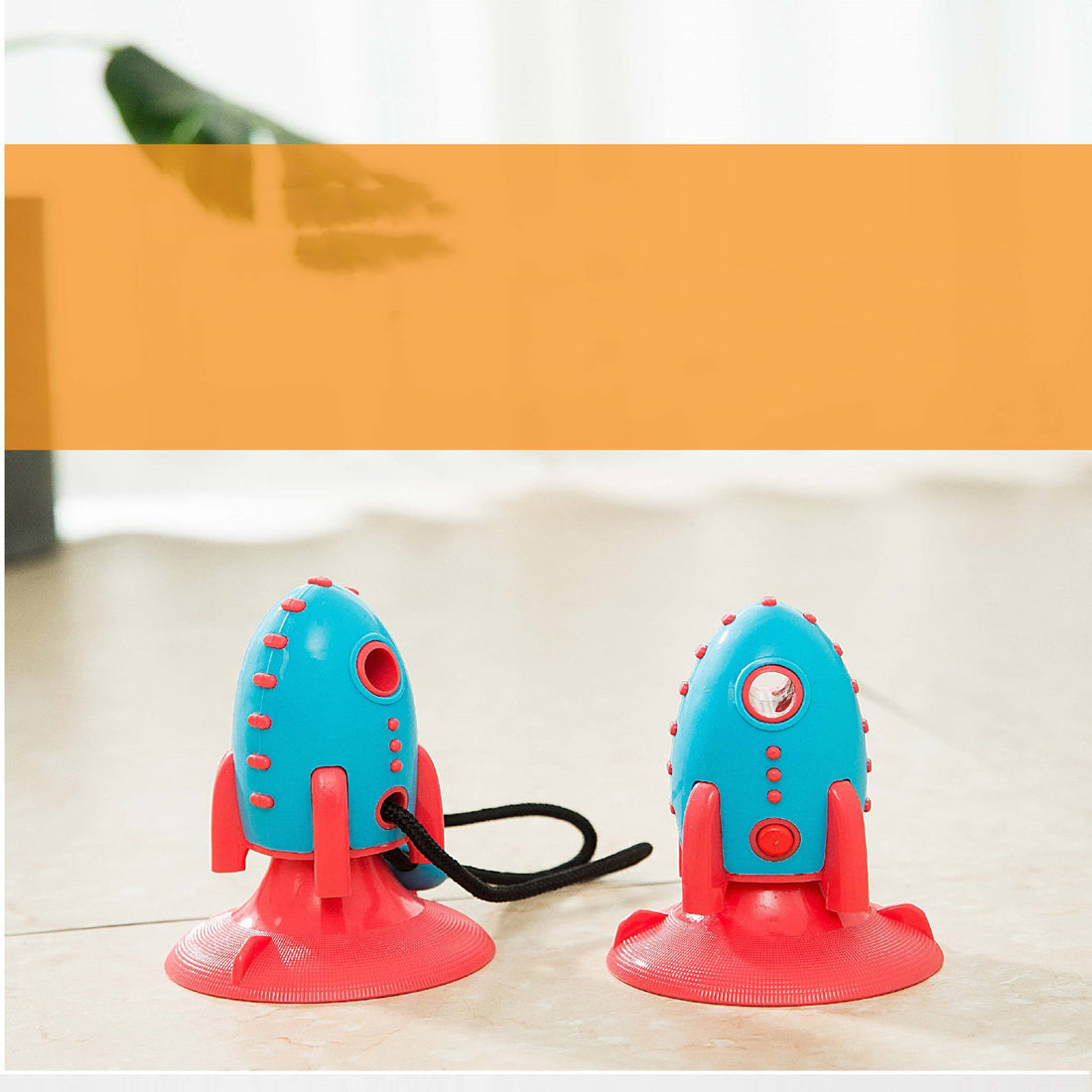 Rocket Leaking Food Bite Resistant Chew Toy