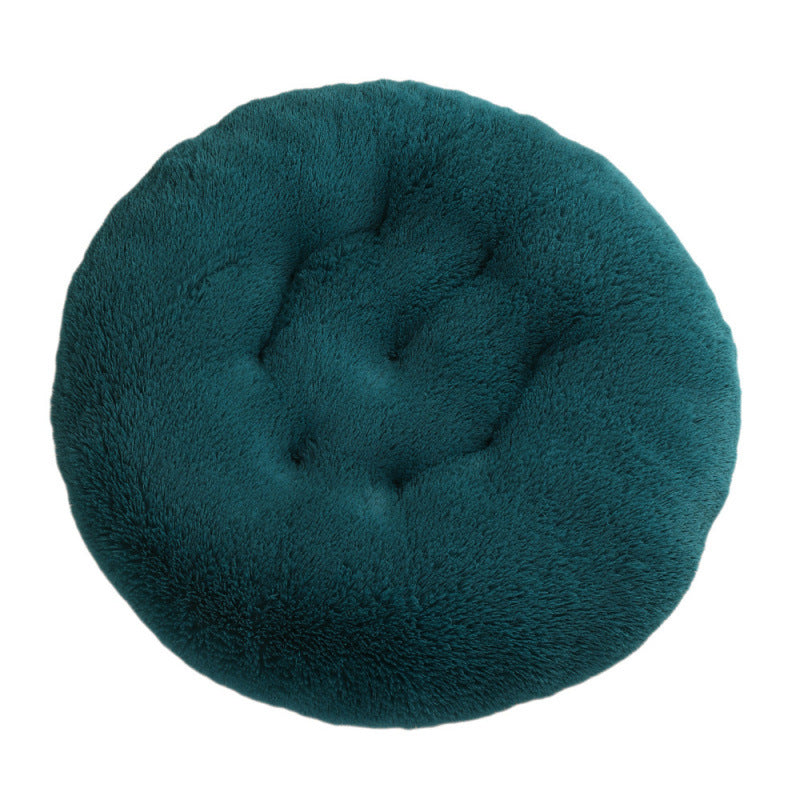 Plush Warm Round Pet Sleep Mat Bed