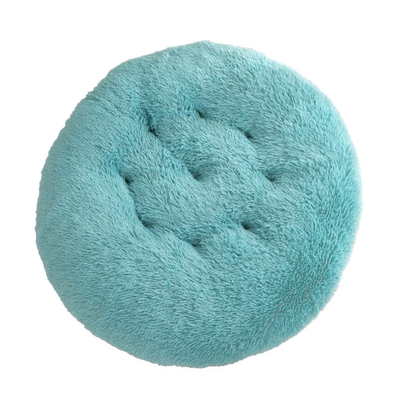 Plush Warm Round Pet Sleep Mat Bed