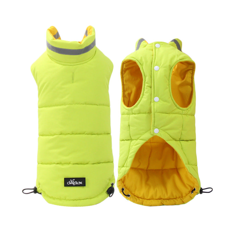 Pet Waterproof Reflective Outdoor Jacket Warm Thickened Coat