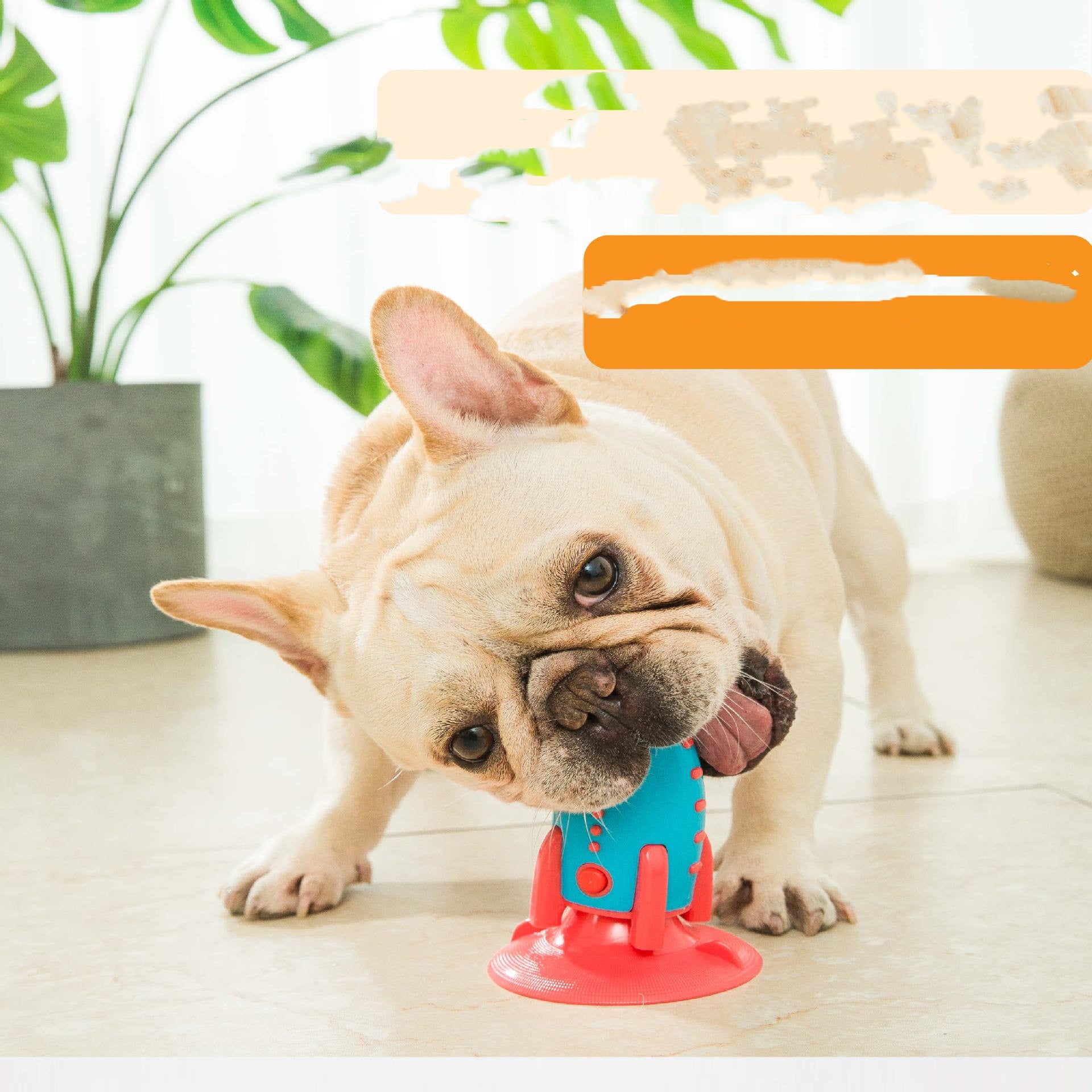 Rocket Leaking Food Bite Resistant Chew Toy
