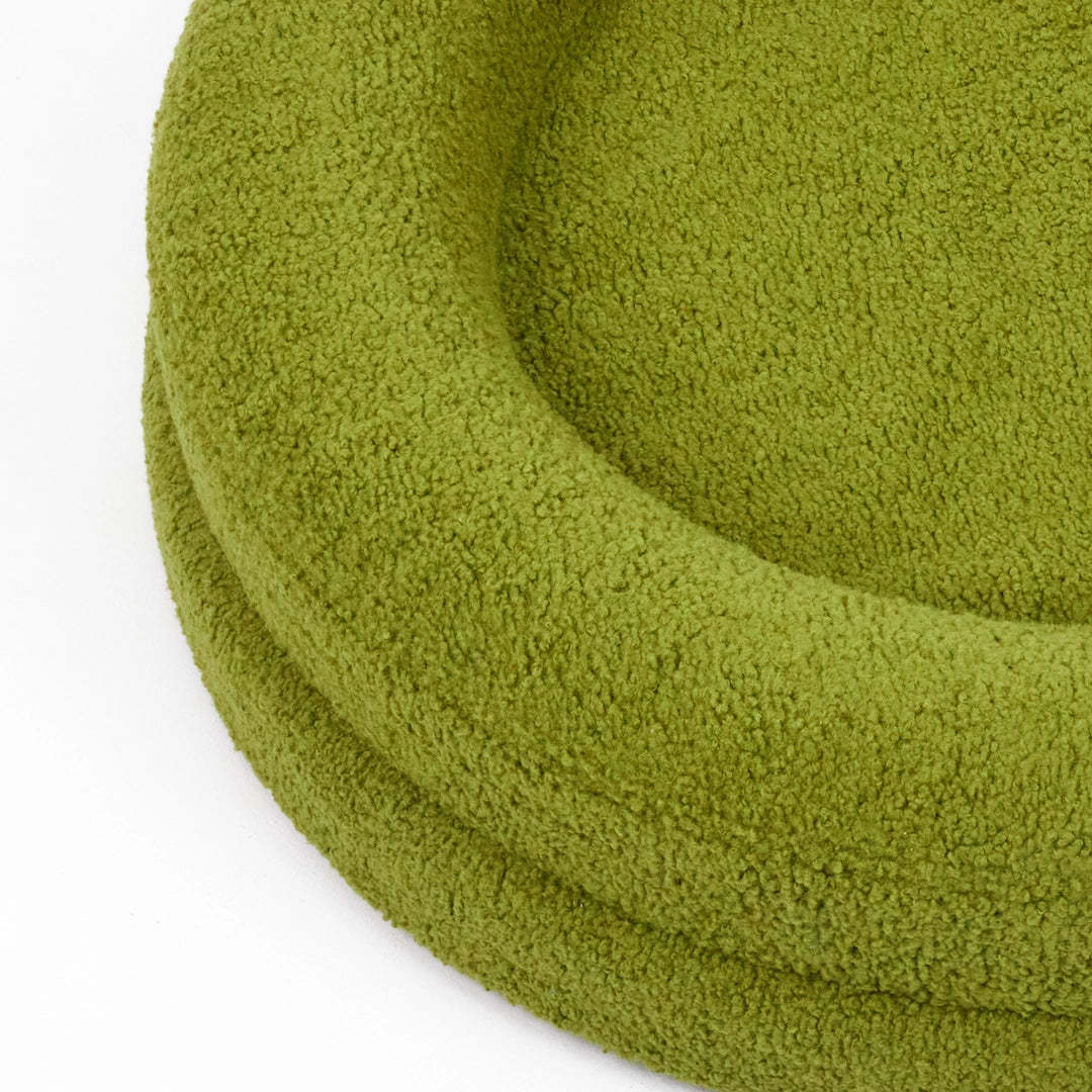 Solid Color Leisure Round Pet Nest Bed