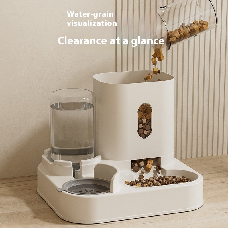 Automatic Pet Feeding And Water Bowl Dispenser