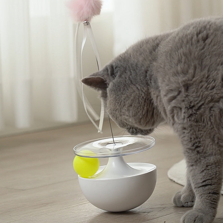 Self Balancing Funny Stick Tumbler Interactive Pet Toy