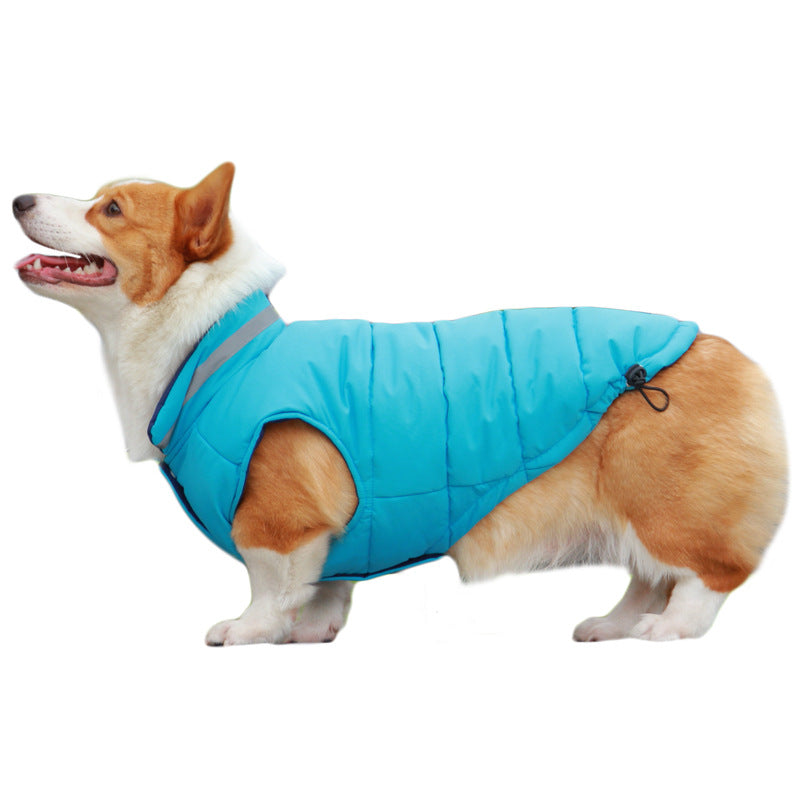 Pet Waterproof Reflective Outdoor Jacket Warm Thickened Coat