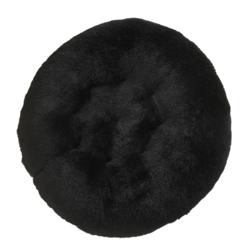 Plush Warm Round Pet Sleep Mat Bed