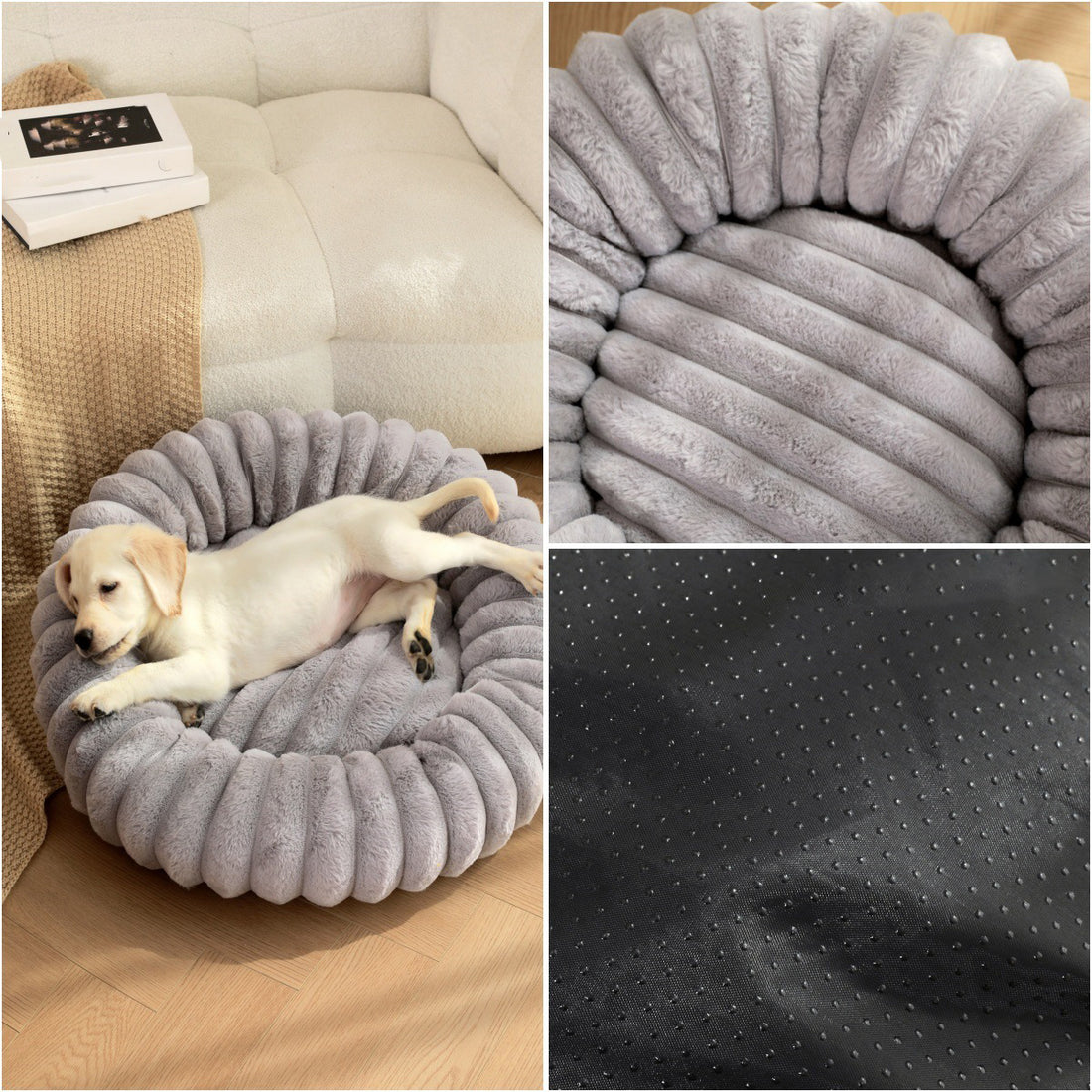 Pet Plush Round Warm Winter Sleeping Bed Mat