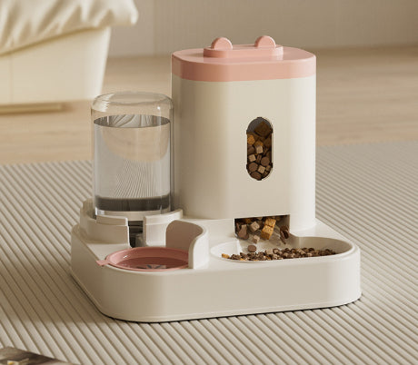 Automatic Pet Feeding And Water Bowl Dispenser