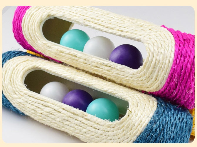Three Tier Sisal Drum Scratching Toy