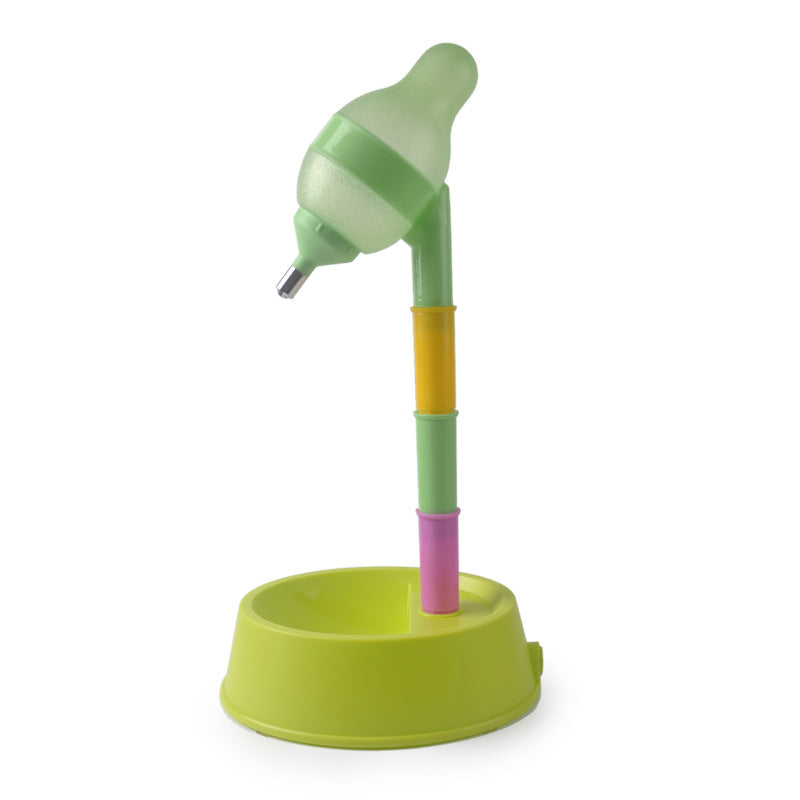 Automatic Pet Water Dispenser With Adjustable Height Feeder Bowl