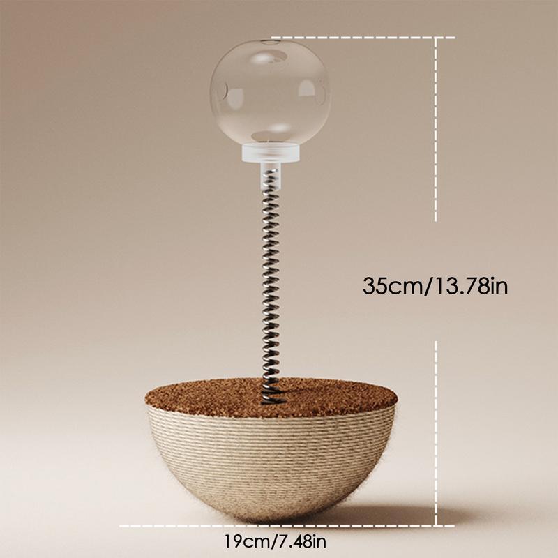 Interactive Pet Puzzle Ball Auto Balancing Slow Feeder Toy