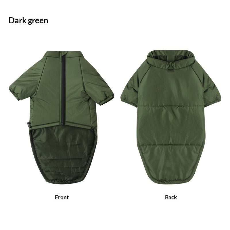 Cotton Two Leg Pet Jacket Warm Clothing