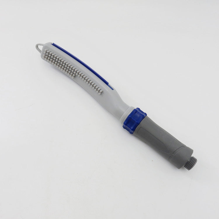 Pet Bath Brush With Integrated Water Hose