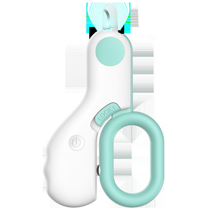 LED Mini ABS Pet Nail Trimmer Tool