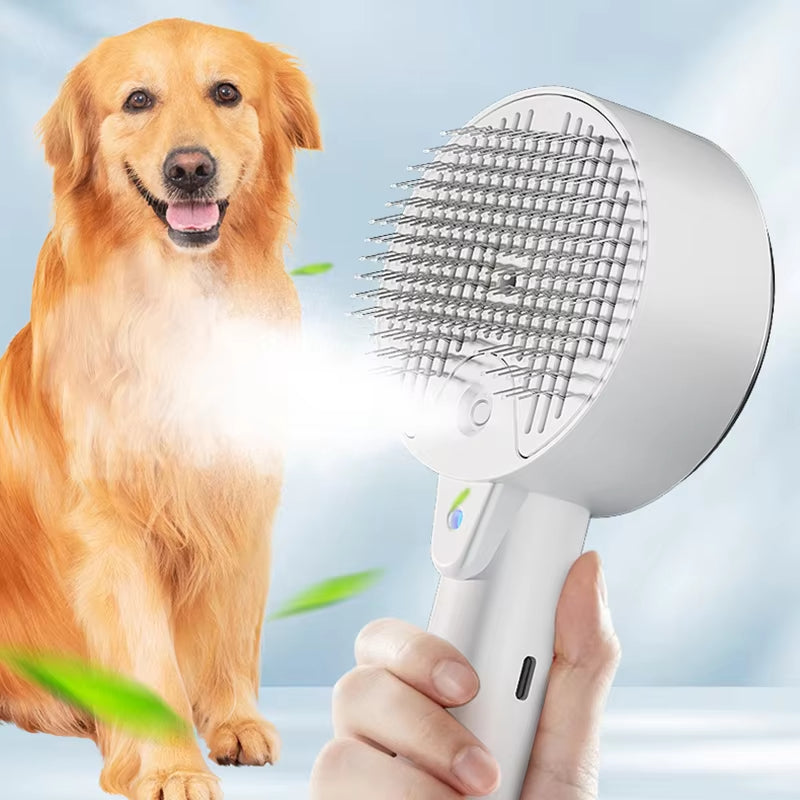 Electric Steam Grooming Massage Spray Comb Tool
