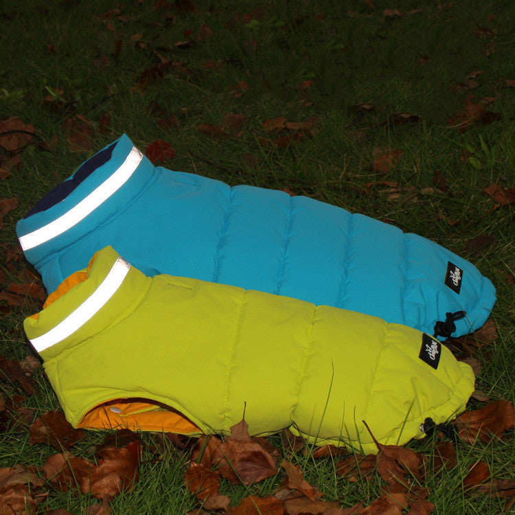 Pet Waterproof Reflective Outdoor Jacket Warm Thickened Coat