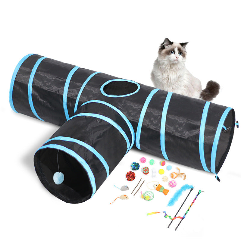 New Foldable Pet Tunnel Climbing Path Toy